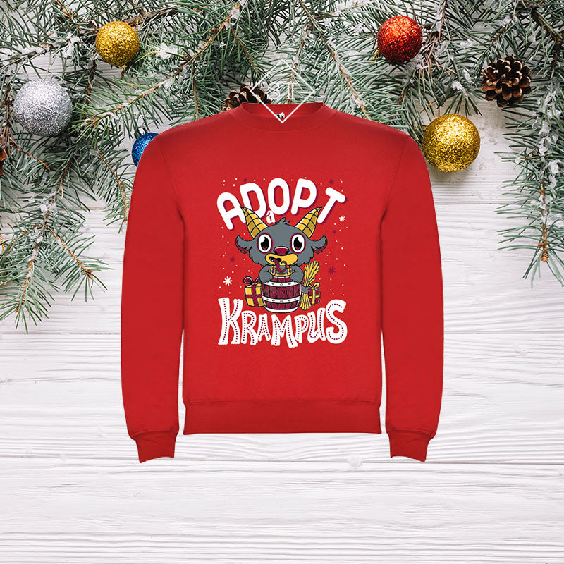 Sudadera navideña de Krampus para niños
